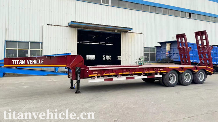 3 Axle Low Bed Trailer Price in Djibouti