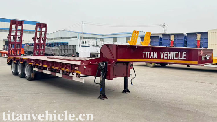 3 Axle Low Bed Trailer Price in Djibouti