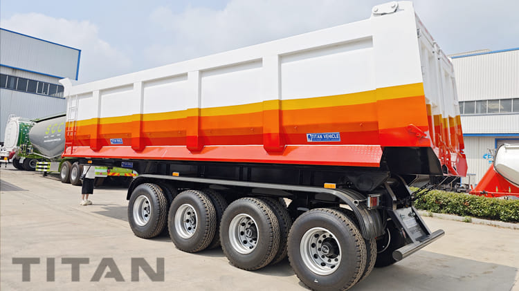 4 Axle Hydraulic End Dump Trailer for Sale in Trinidad