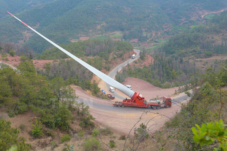 Wind Farm Blade Transport Trailer 