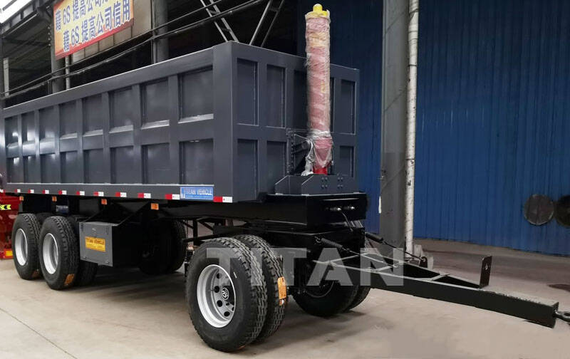 Tri Axle Dump Drawbar Trailer