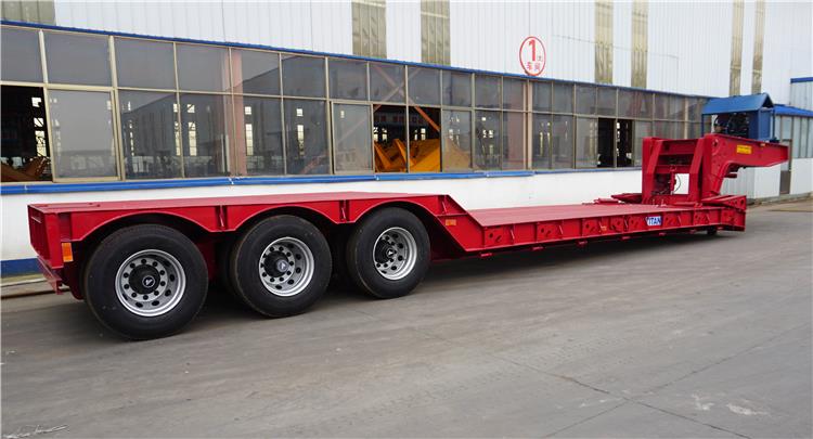 Tri Axle 100 Ton Mining Lowboy Trailer for Sale