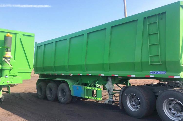 Shipment of 3 Axle 100 Ton Tipper Semi Trailer