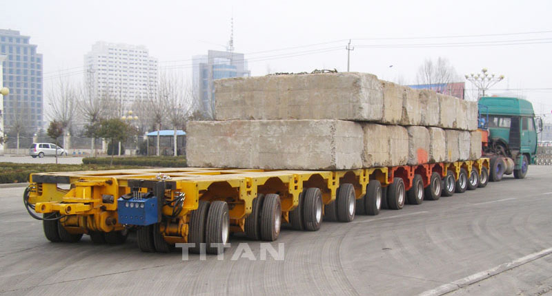 軸線液壓平板車出口