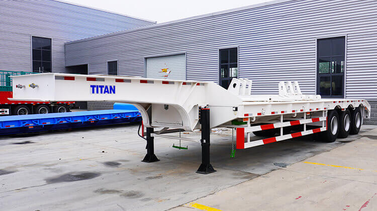 3 Axle 60ton Lowbed Trailer for Sale Manufacture Price