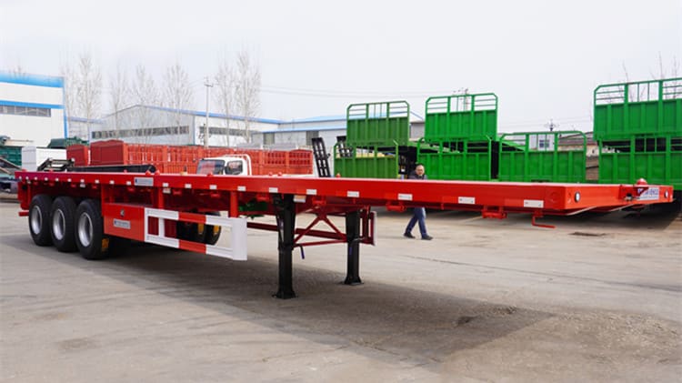 3 Axle 40 Ft Flatbed Trailers for Sale