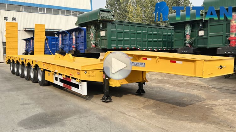 Low Loader Trailer 100 Ton Price 